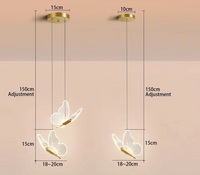 AuréaButterfly LED-Pendelleuchte – Dekorative Beleuchtung