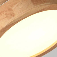 Holz-LED-Deckenleuchte – Holz