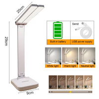 LumoFlex LED-Tischleuchte – Wiederaufladbar