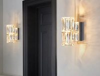 LED-Wandleuchte – Kristall
