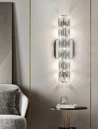 LED-Wandleuchte – Kristall