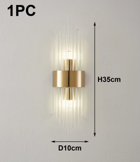 LED-Wandleuchte – Kristall