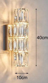 LED-Wandleuchte – Kristall