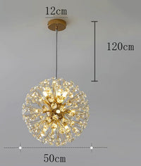 Celestique LED-Kronleuchter – Kristall