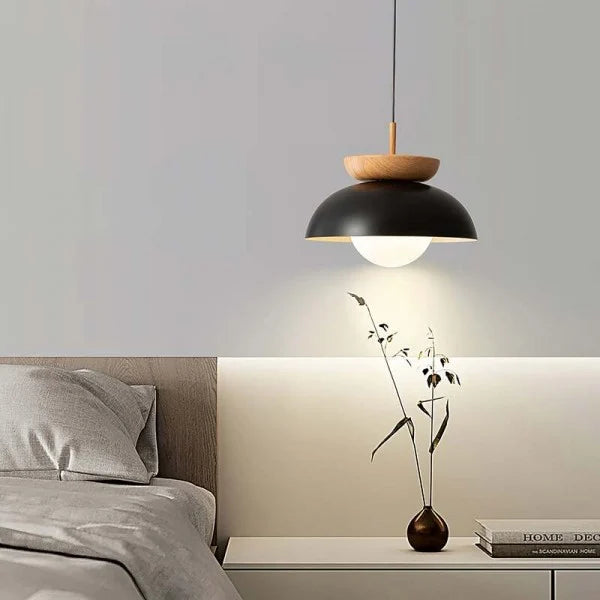Holz-Pendelleuchte – Holz