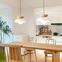 Holz-Pendelleuchte – Holz