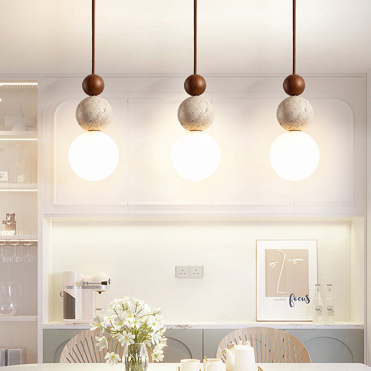 Travertine Pendelleuchte – Ausgewähltes Lichtdesign